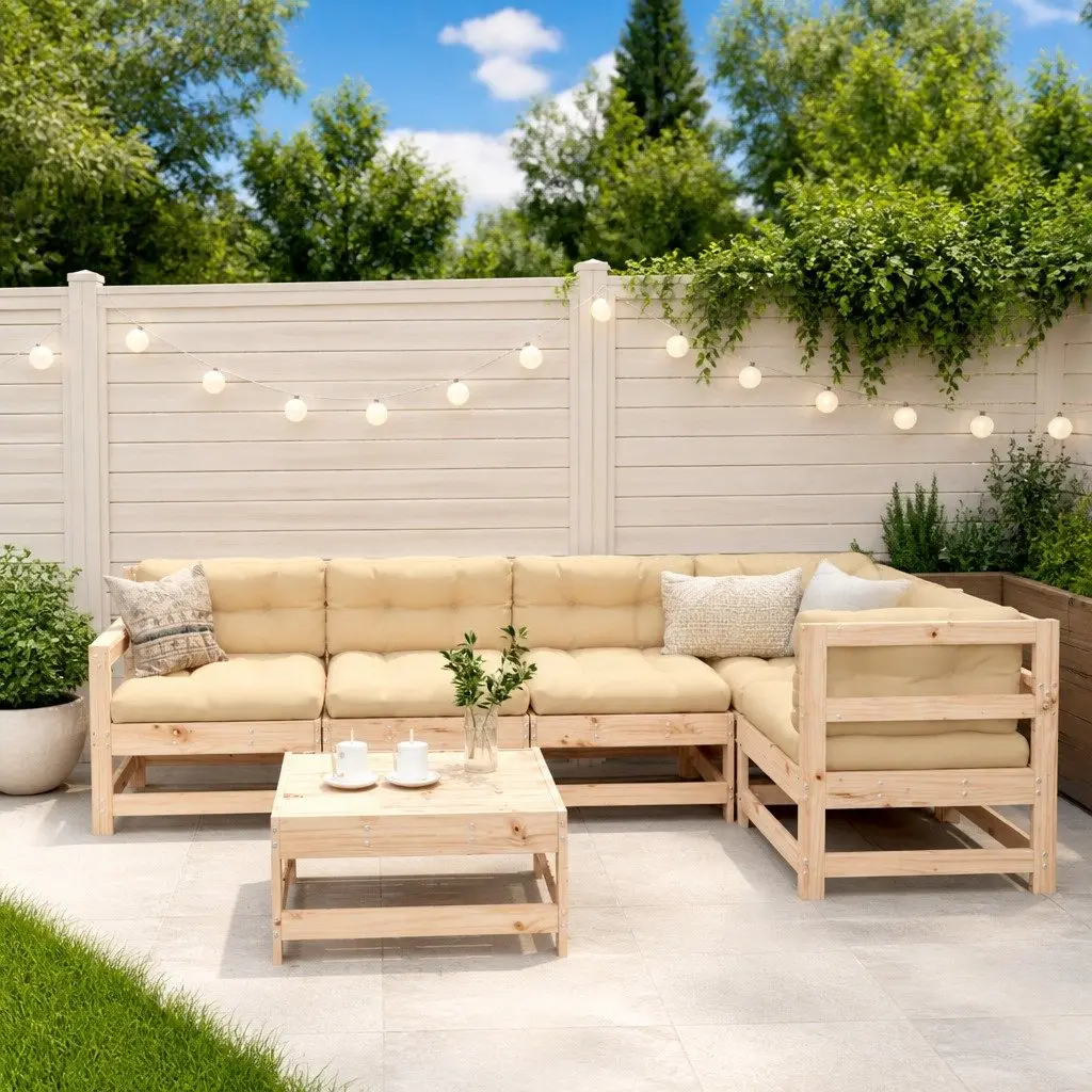 Garden Lounge Set with Cushions