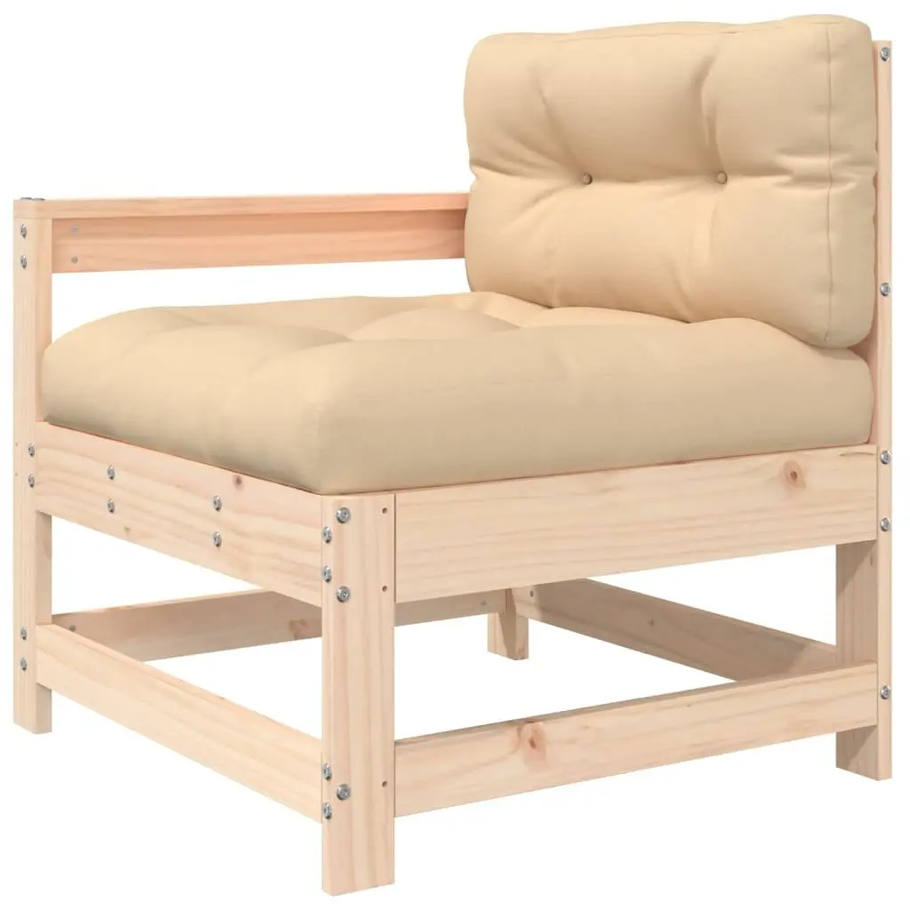 5 Piece Wooden Garden Lounge Set with Cushions
