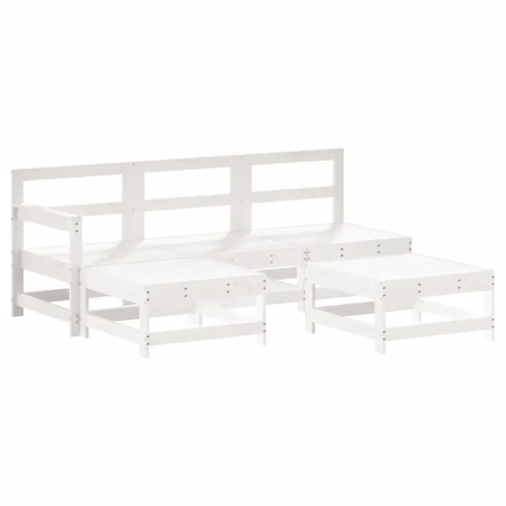 5 Piece Modular Lounge Set for Outdoor Use