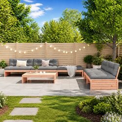 Compact 6 Piece Outdoor Lounge Set with Comfortable Cushions