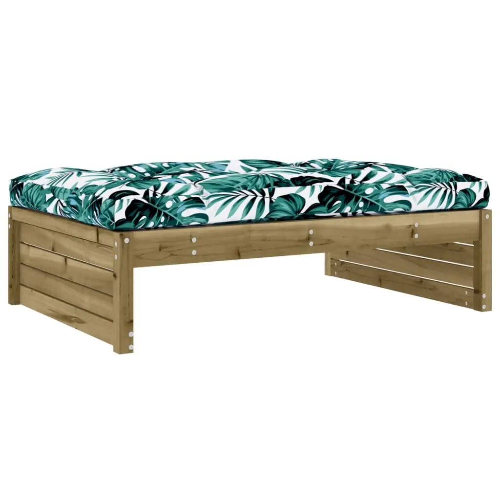 Garden Lounge Set 6 Piece Outdoor Furniture with Cushions Wooden Patio Sofa