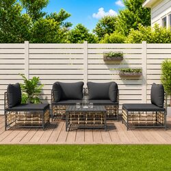 Concise Overview of the 5-Piece Outdoor Lounge Set