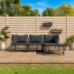 4 Piece Garden Lounge Set - Durable Design for Your Patio