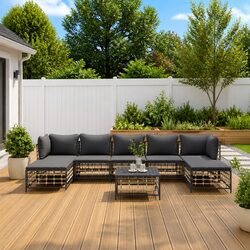 Stylish 8-Piece Outdoor Lounge Seating for You