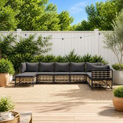 Your Ideal 8-Piece Garden Lounge Set in Anthracite