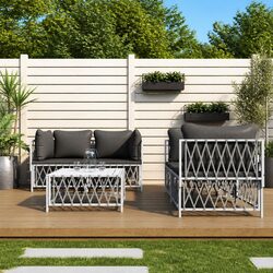 Compact 5 Piece Garden Lounge Set with Cushions