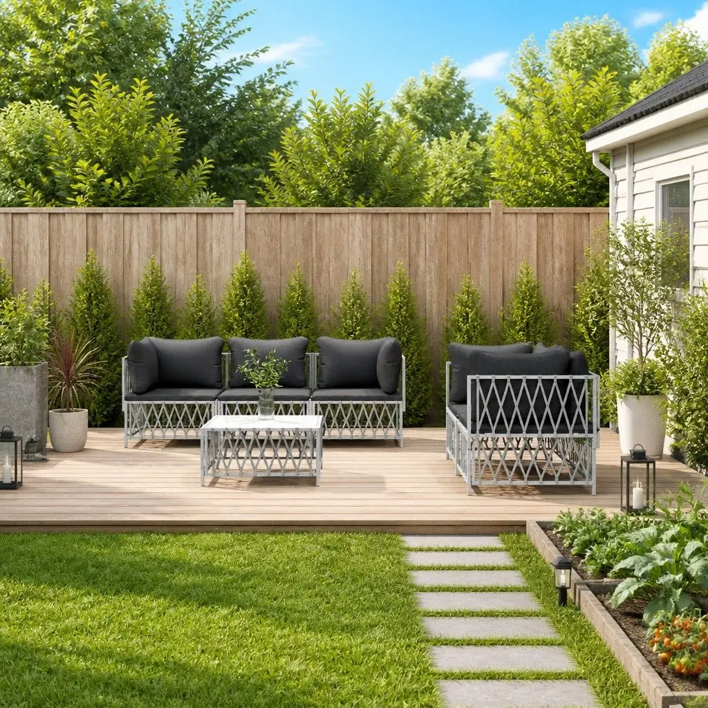 6-Piece Garden Lounge Set for Outdoor Comfort