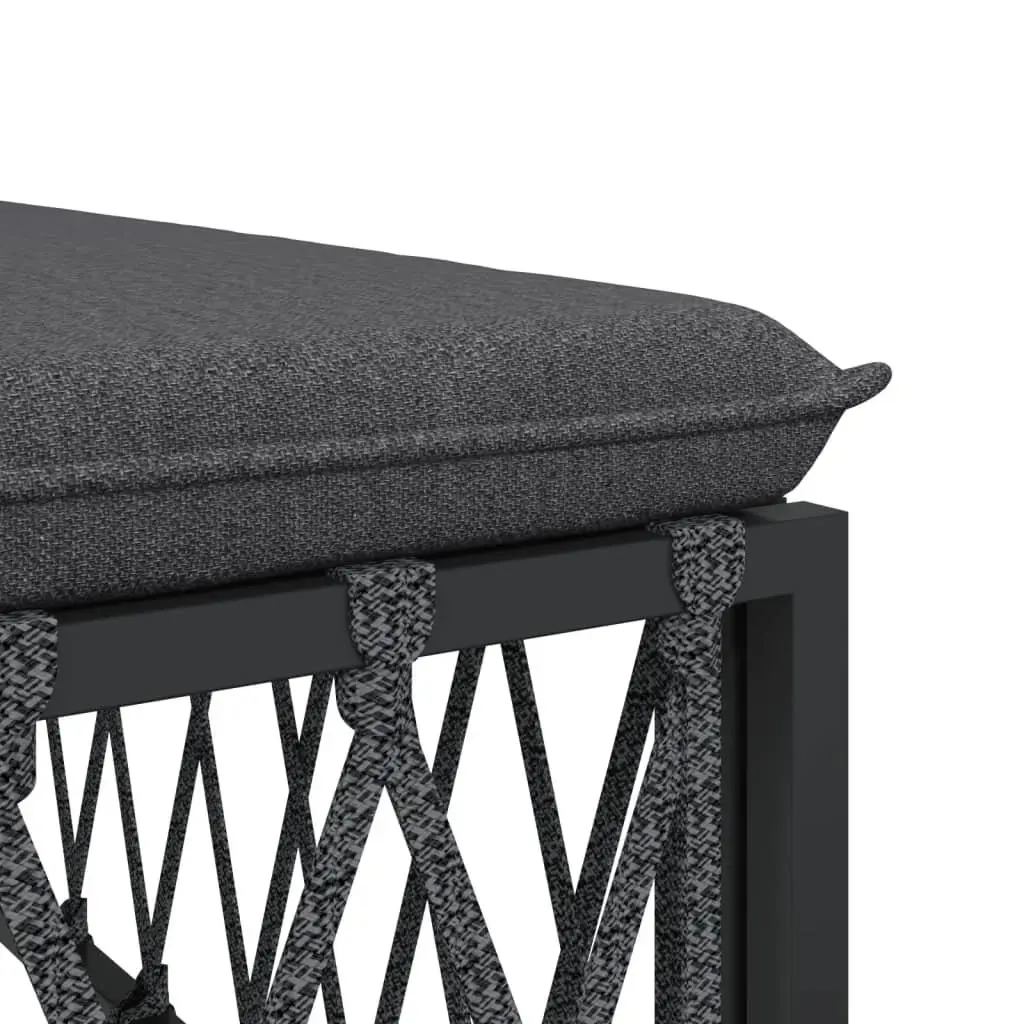 Garden Lounge Set 5 Piece Modular Outdoor Sofa Sectional with Cushions