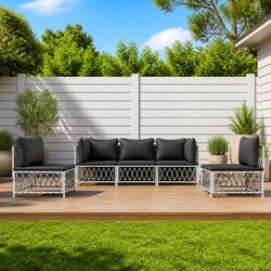 5-Piece Outdoor Lounge Set: Stylish and Comfortable