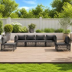 Compact 6-Piece Lounge Set for Your Outdoor Space