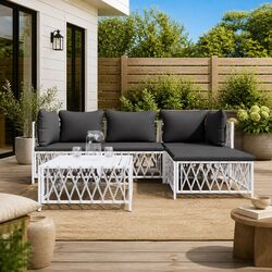 5 Piece Garden Lounge Set with Comfort and Style