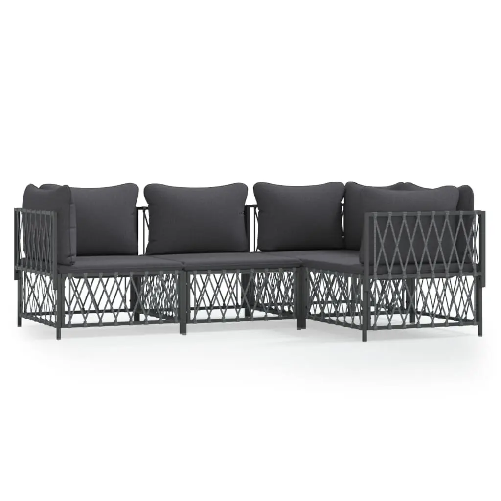 Garden Lounge Set, 4 Pieces