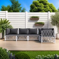 Concise and Stylish 5-Piece Garden Lounge Set