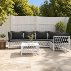 Compact and Stylish 6-Piece Outdoor Lounge Set
