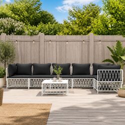 Compact 7 Piece Garden Lounge Set with Comfort and Quality