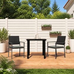Compact Garden Dining Set with Essential Features