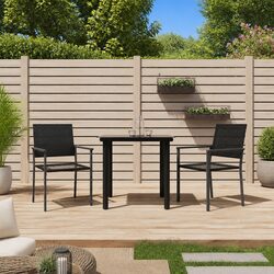 Compact and Sturdy 3 Piece Garden Dining Set