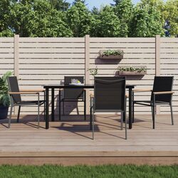 Sturdy 5-Piece Garden Dining Set for Outdoor Use