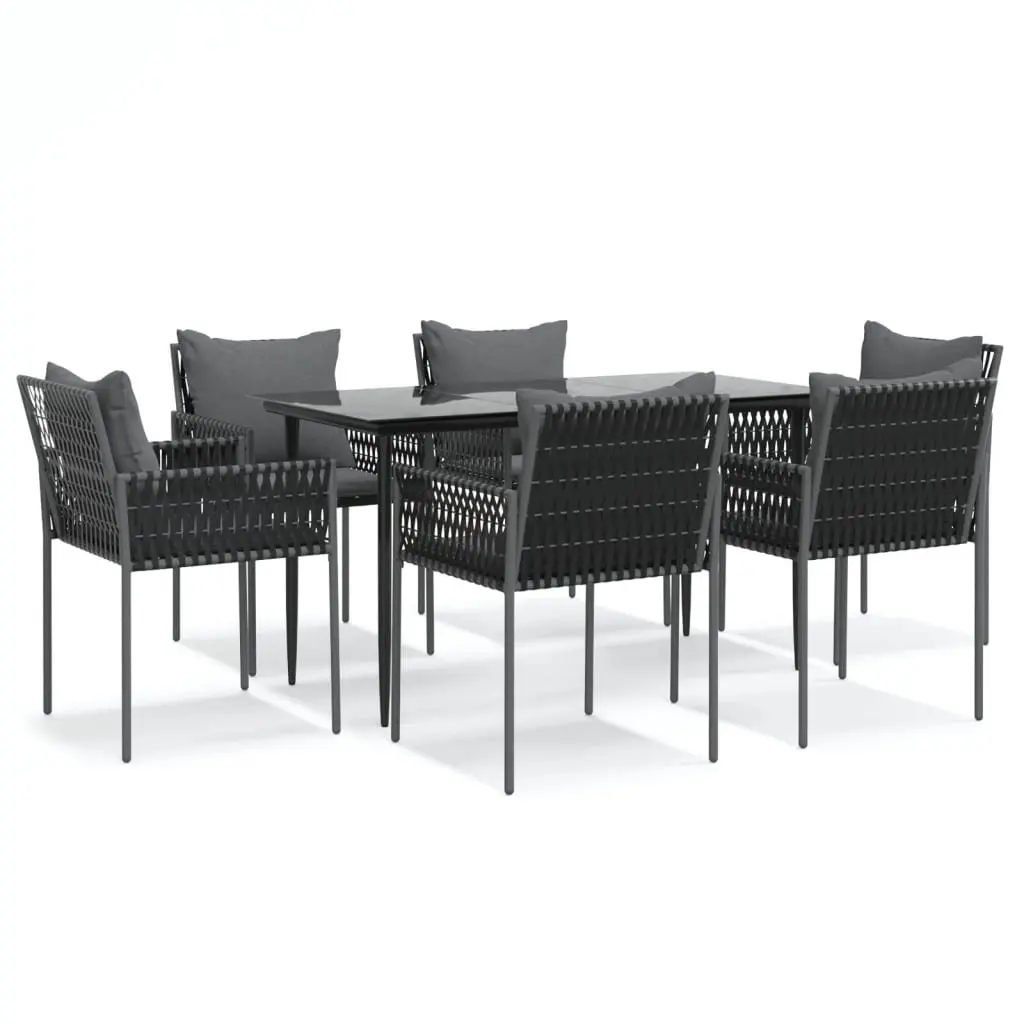 7 Piece Garden Dining Set for Outdoor Enjoyment