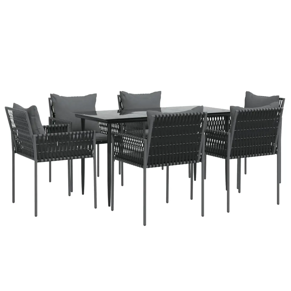7 Piece Garden Dining Set for Outdoor Enjoyment