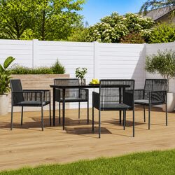 5 Piece Garden Dining Set - Compact and Reliable