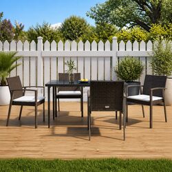 Friendly Garden Chairs Set of 4 with Cushions for You