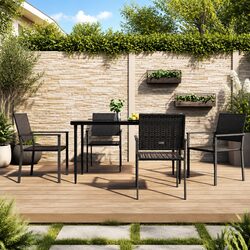 Outdoor Garden Chairs Set of 4 - Durable and Stylish