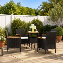 5 Piece Bistro Set: Elegant Outdoor Furniture