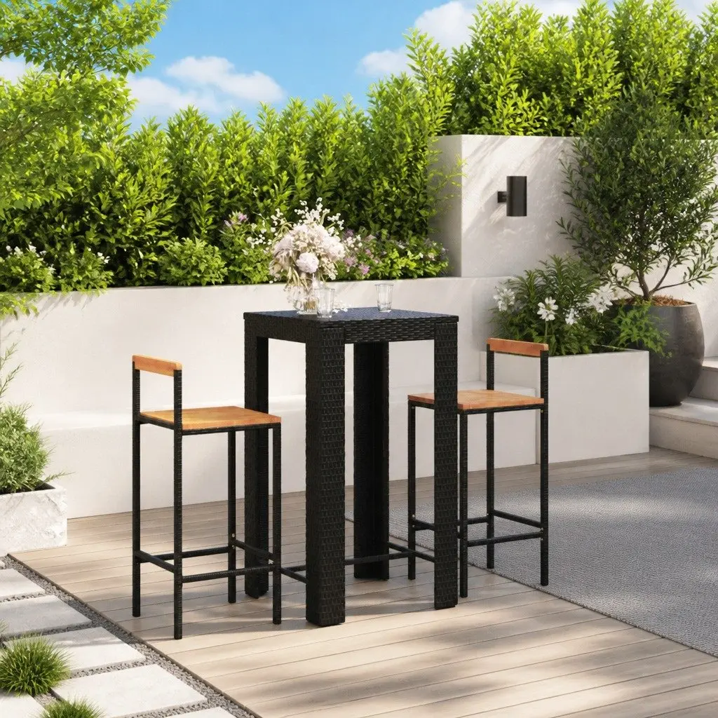 3 Piece Garden Bar Set
