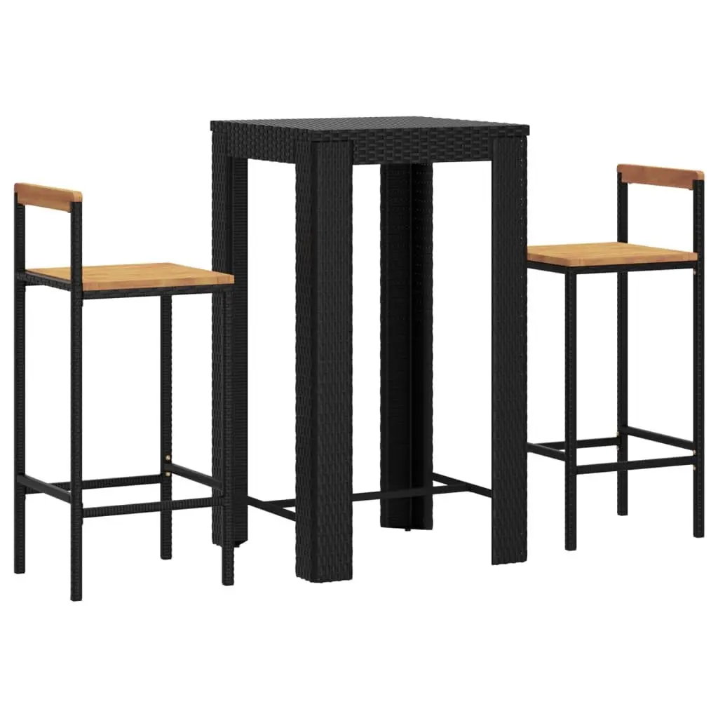 3 Piece Garden Bar Set