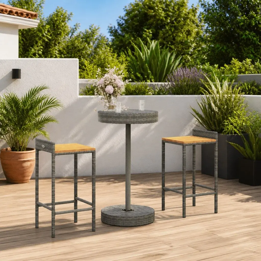 Grey Garden Bar Set