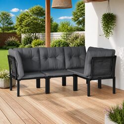 Compact and Confident 4 Piece Garden Lounge Set