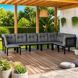 8 Piece Outdoor Lounge Set for Effortless Relaxation