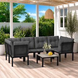 7-Piece Outdoor Lounge Set for Easy Relaxation