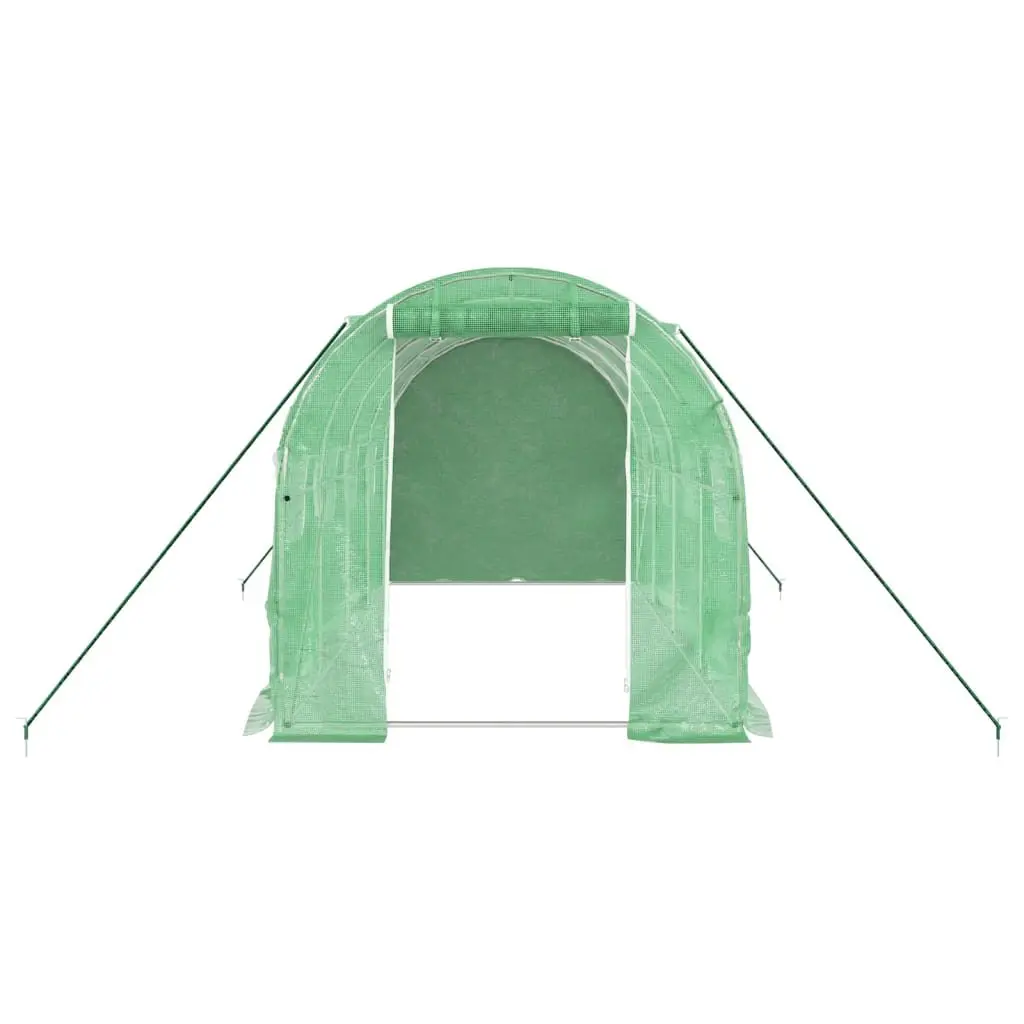 Greenhouse Green 4x2x2m Steel Frame PE Cover Durable Weather Resistant Garden Plant House
