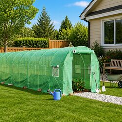 Compact 24 m² Greenhouse with Easy Access