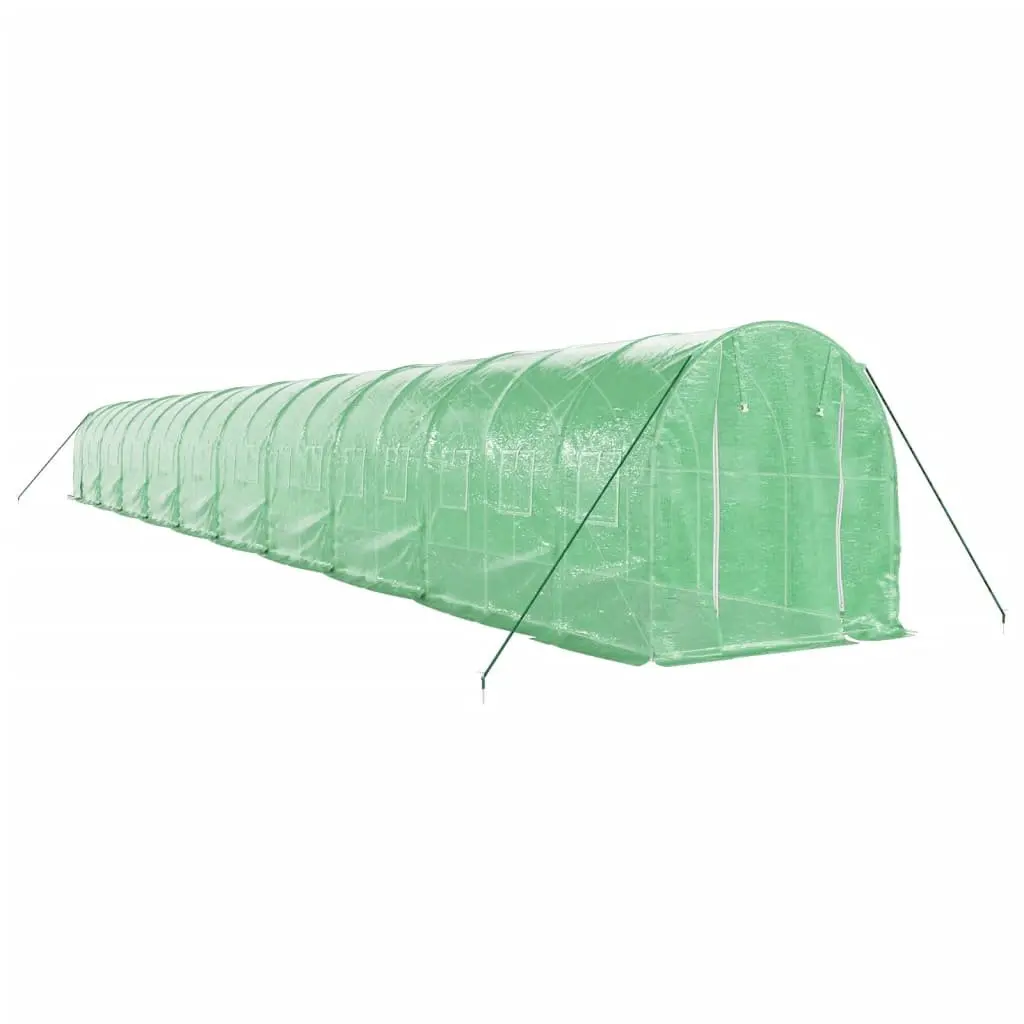Greenhouse Green 20x2x2m Steel Frame Portable Garden Plant House