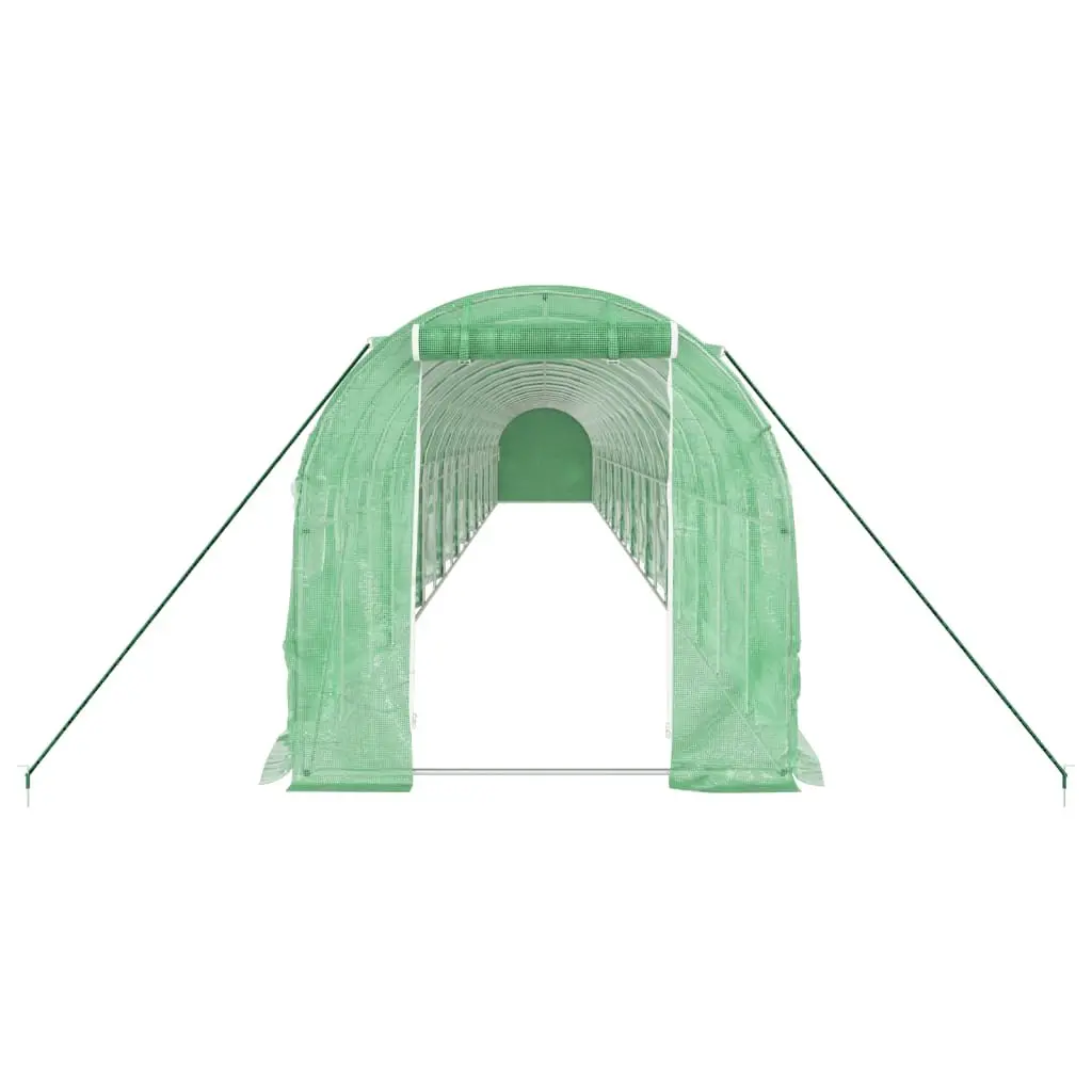 Greenhouse Green 20x2x2m Steel Frame Portable Garden Plant House