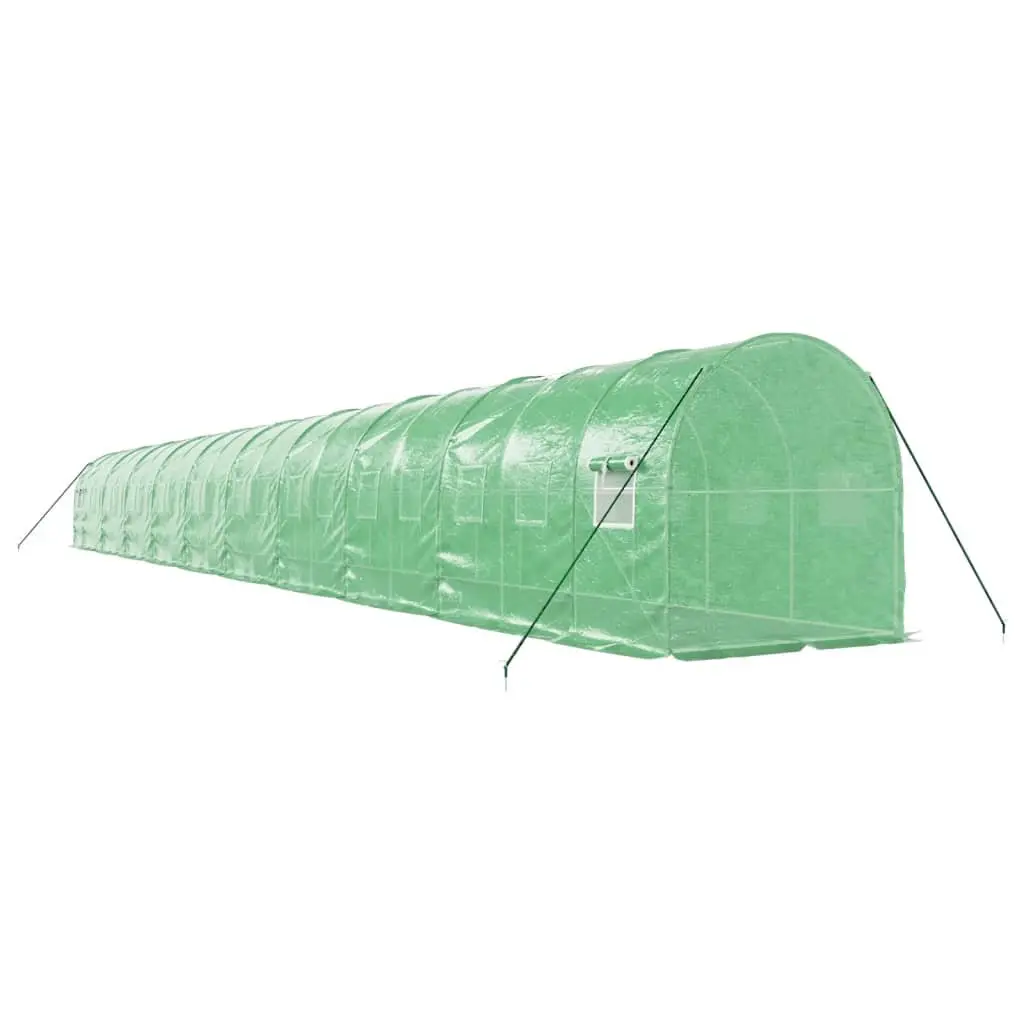 Greenhouse Green 20x2x2m Steel Frame Portable Garden Plant House