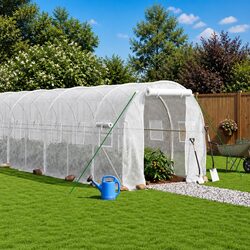 Greenhouse with Zippered Door 20 m²