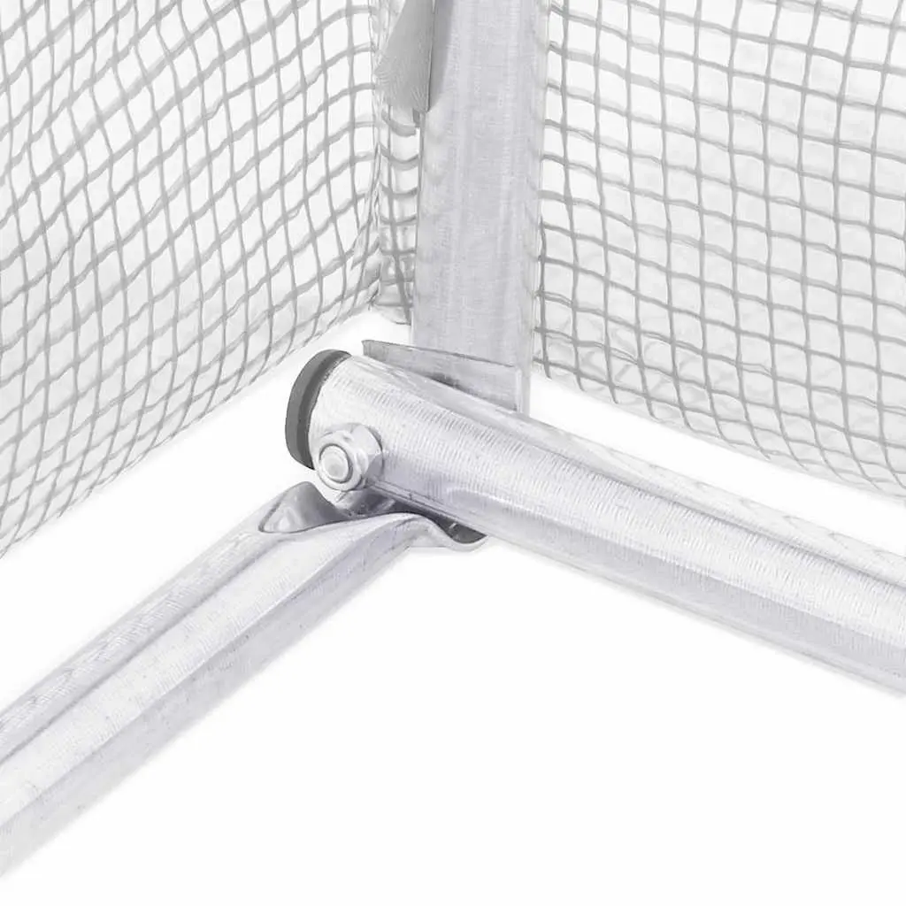 Greenhouse White 16x3x2m Steel Frame Durable PE Cover Plant Garden Protection