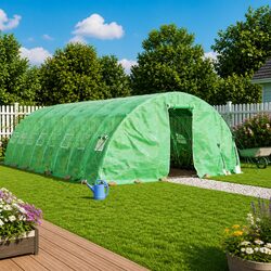 Compact 6x5x2.3m Greenhouse for Gardening Enthusiasts
