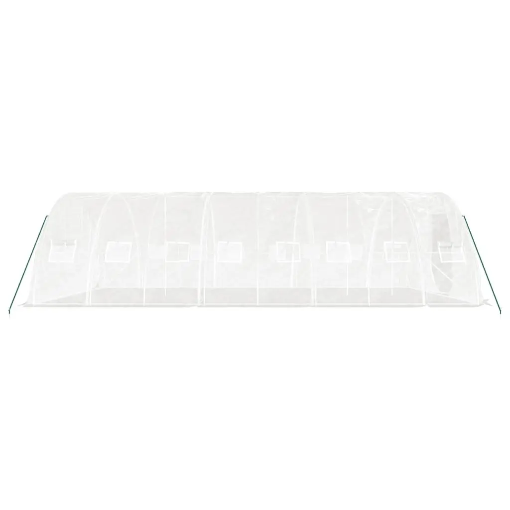 Greenhouse White 8x5x2.3 m Steel Frame Portable UV-resistant Weather-resistant