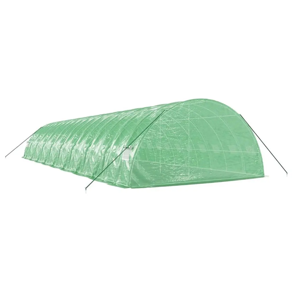 Greenhouse Green 18x6x2.85m Steel Frame UV Resistant Cover
