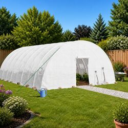 Compact Greenhouse with Steel Frame - Easy Setup