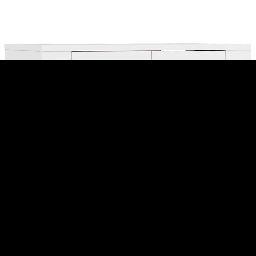 Wall-Mounted TV Cabinet in White