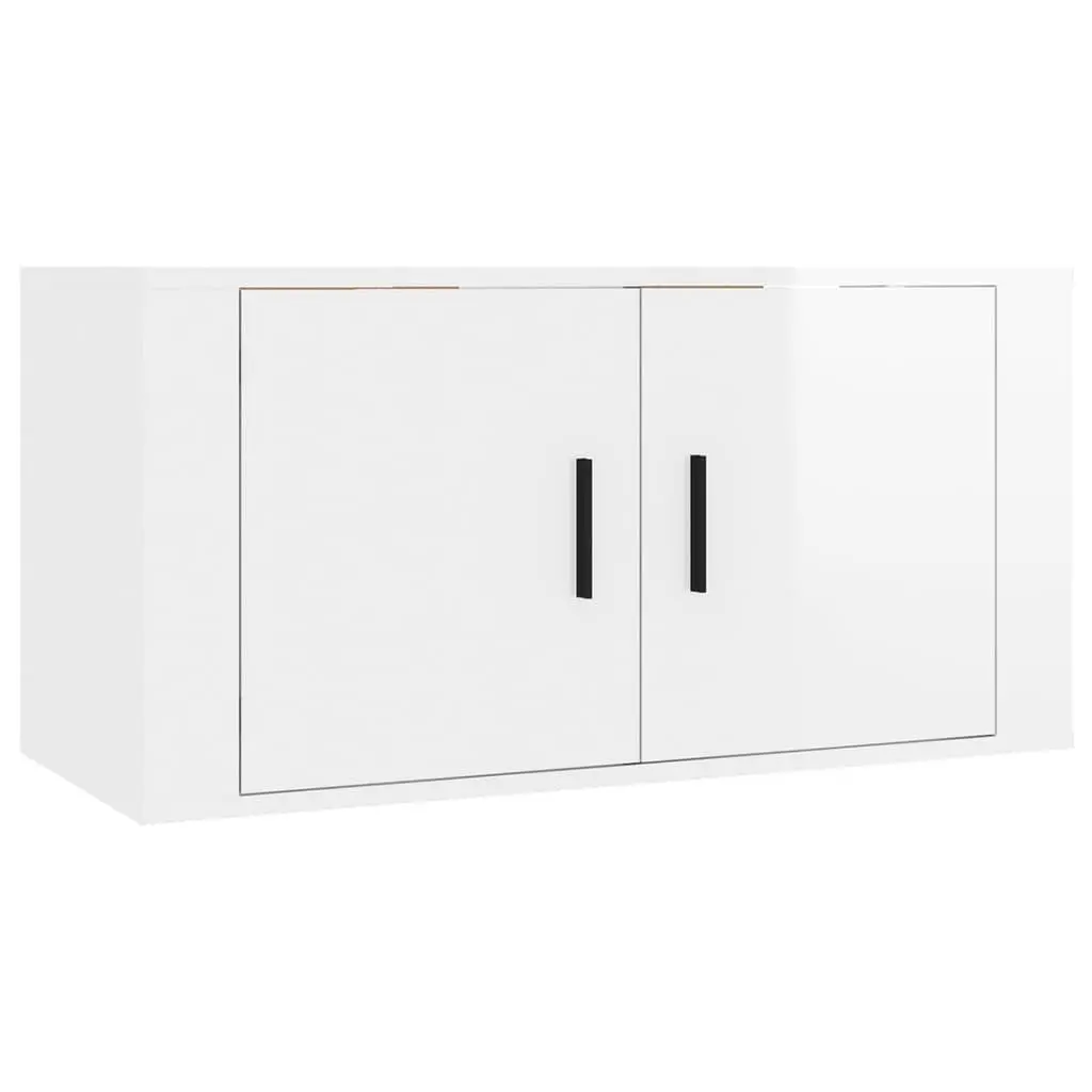 Wall-mounted TV Cabinets 2 pcs for Small Spaces