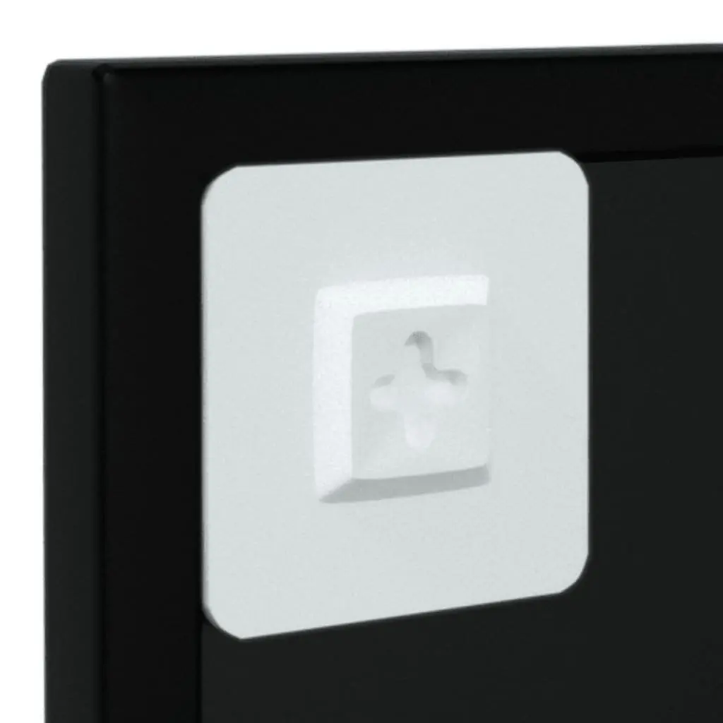 Wall Mirrors Black 100x40 cm Metal Frame 2 Piece Decorative for Bedroom Bathroom