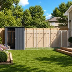 Durable Dog House with Extended Run for Pets