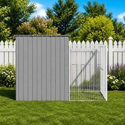 Dog House with Run - Compact and Durable Design